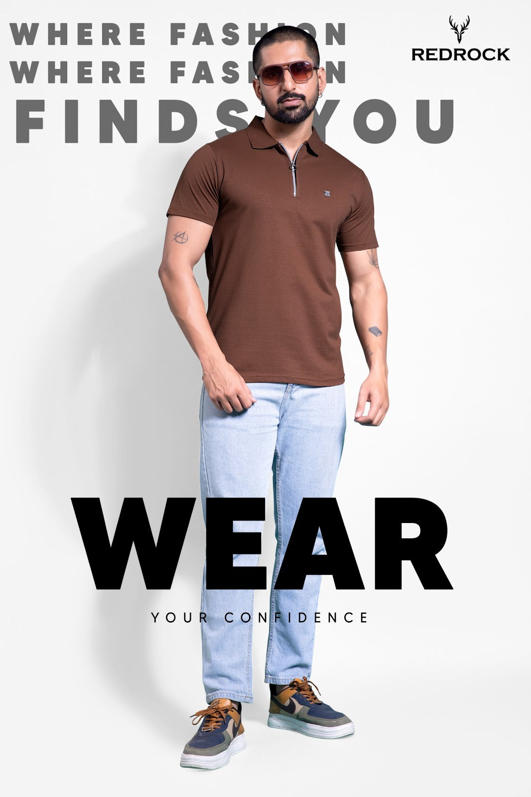 Vol 566 To 571 Redrock Fake Cotton Mens Tshirts Wholesaler Ahmedabad