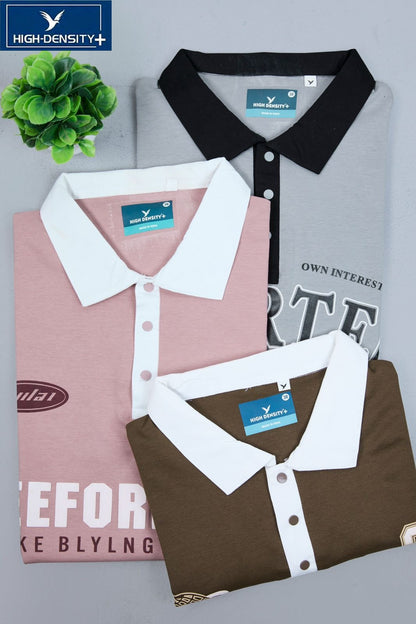 Vol 5754 To 5761 High Density Canvas Interlock Mens Tshirts Manufacturer