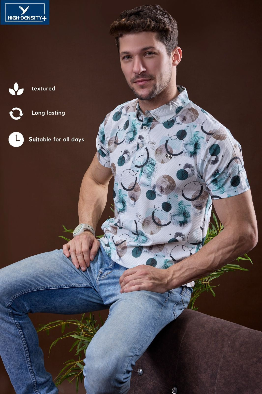 Vol 5835 To 5842 High Density Aop Mens Tshirts Wholesaler India