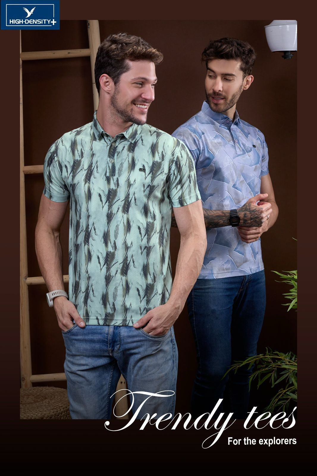 Vol 5835 To 5842 High Density Aop Mens Tshirts Wholesaler India