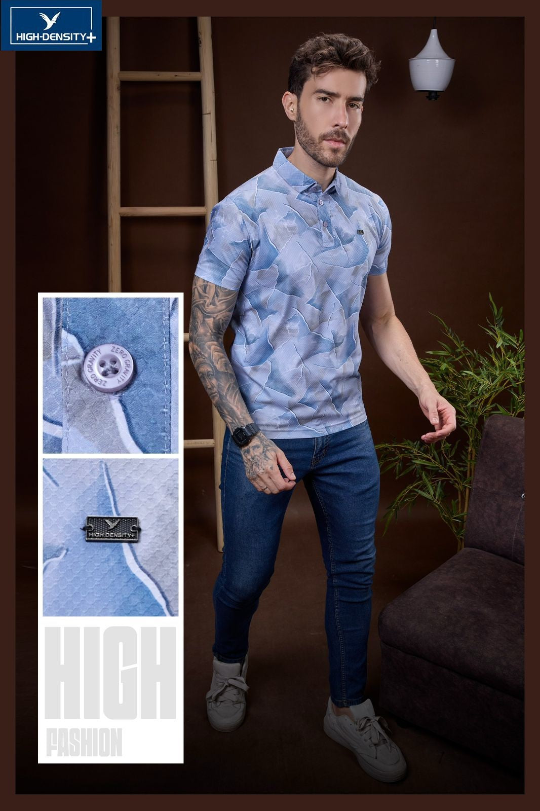 Vol 5835 To 5842 High Density Aop Mens Tshirts Wholesaler India