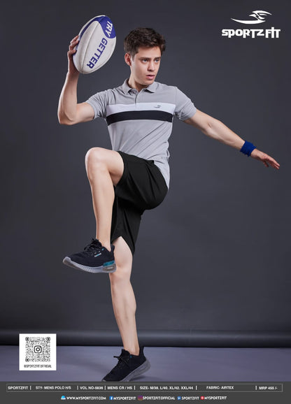 Vol 5836 Pk 101 Sportz Fit Mens Tshirts Supplier Ahmedabad
