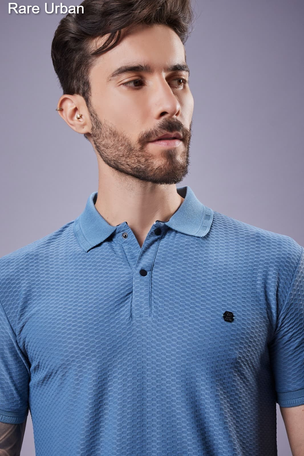Vol 5873 Rare Urban Jacquard Knit Mens Tshirts Exporter India