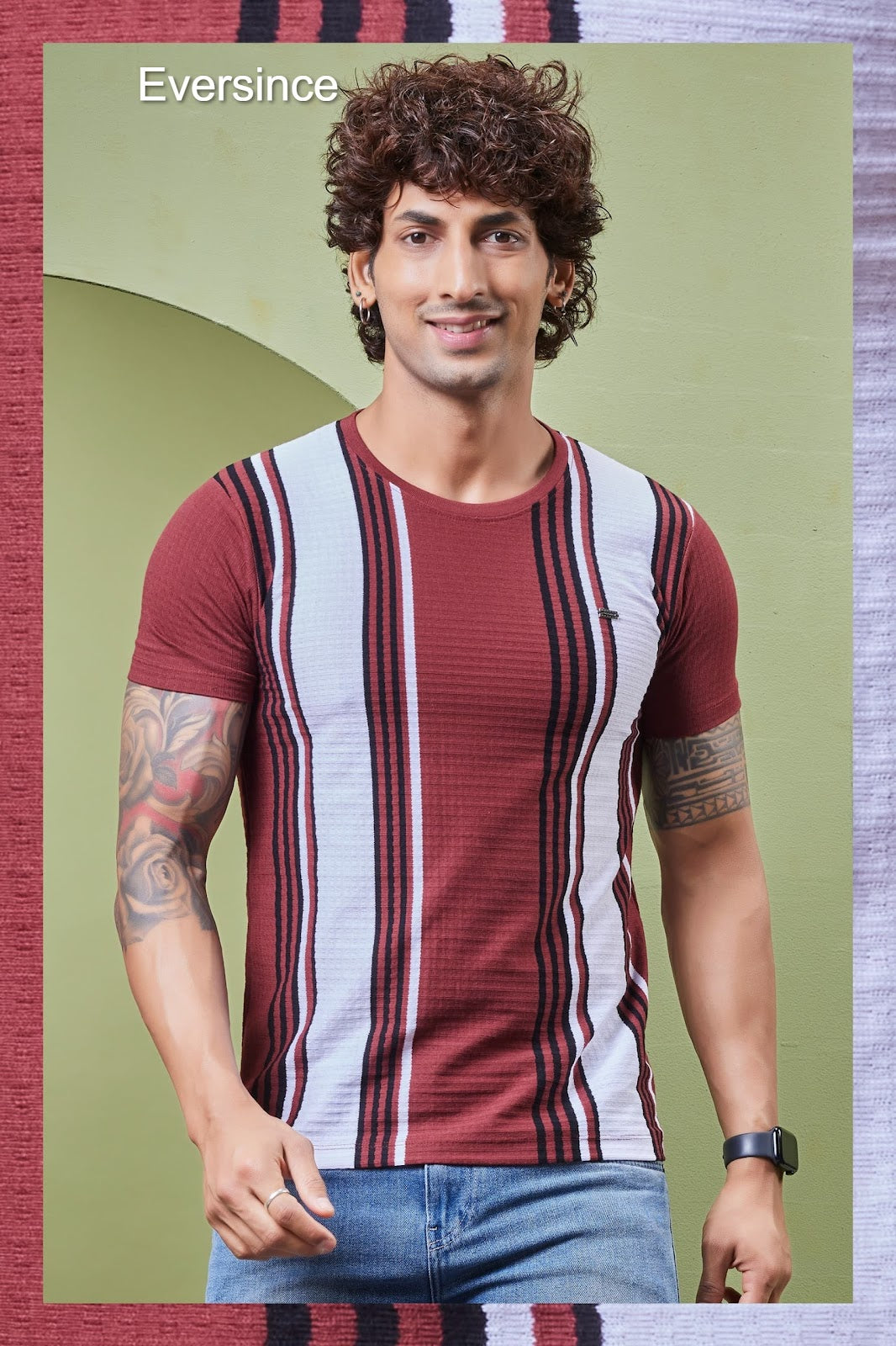 Vol 5880 Eversince Vertical Mens Tshirts Wholesaler Gujarat