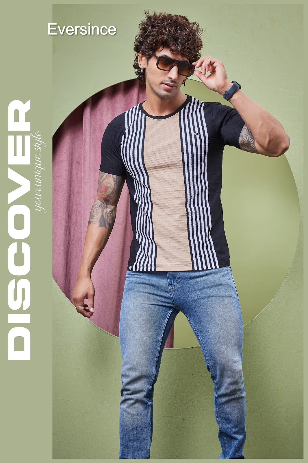 Vol 5880 Eversince Vertical Mens Tshirts Wholesaler Gujarat