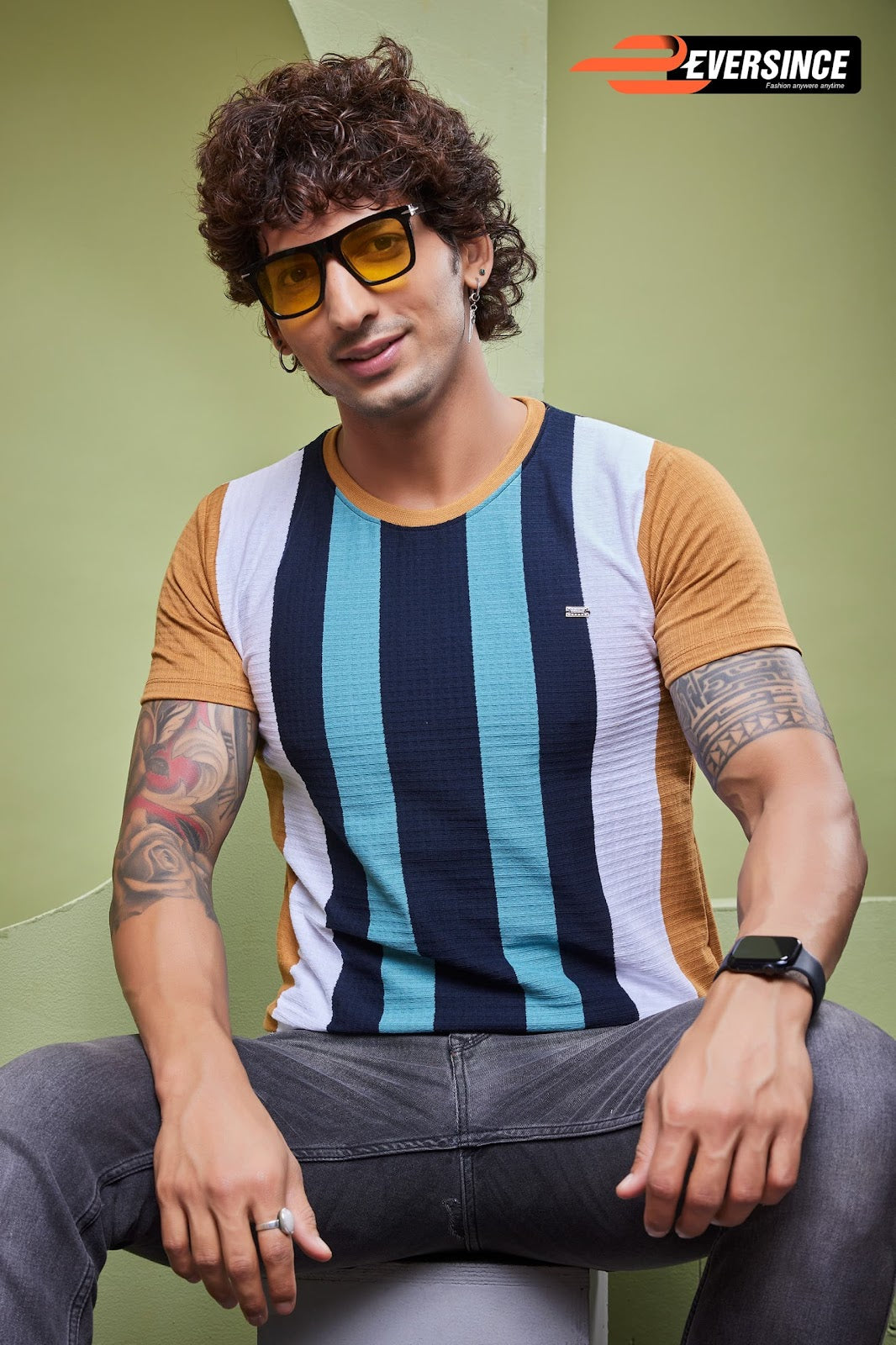 Vol 5880 Eversince Vertical Mens Tshirts Wholesaler Gujarat
