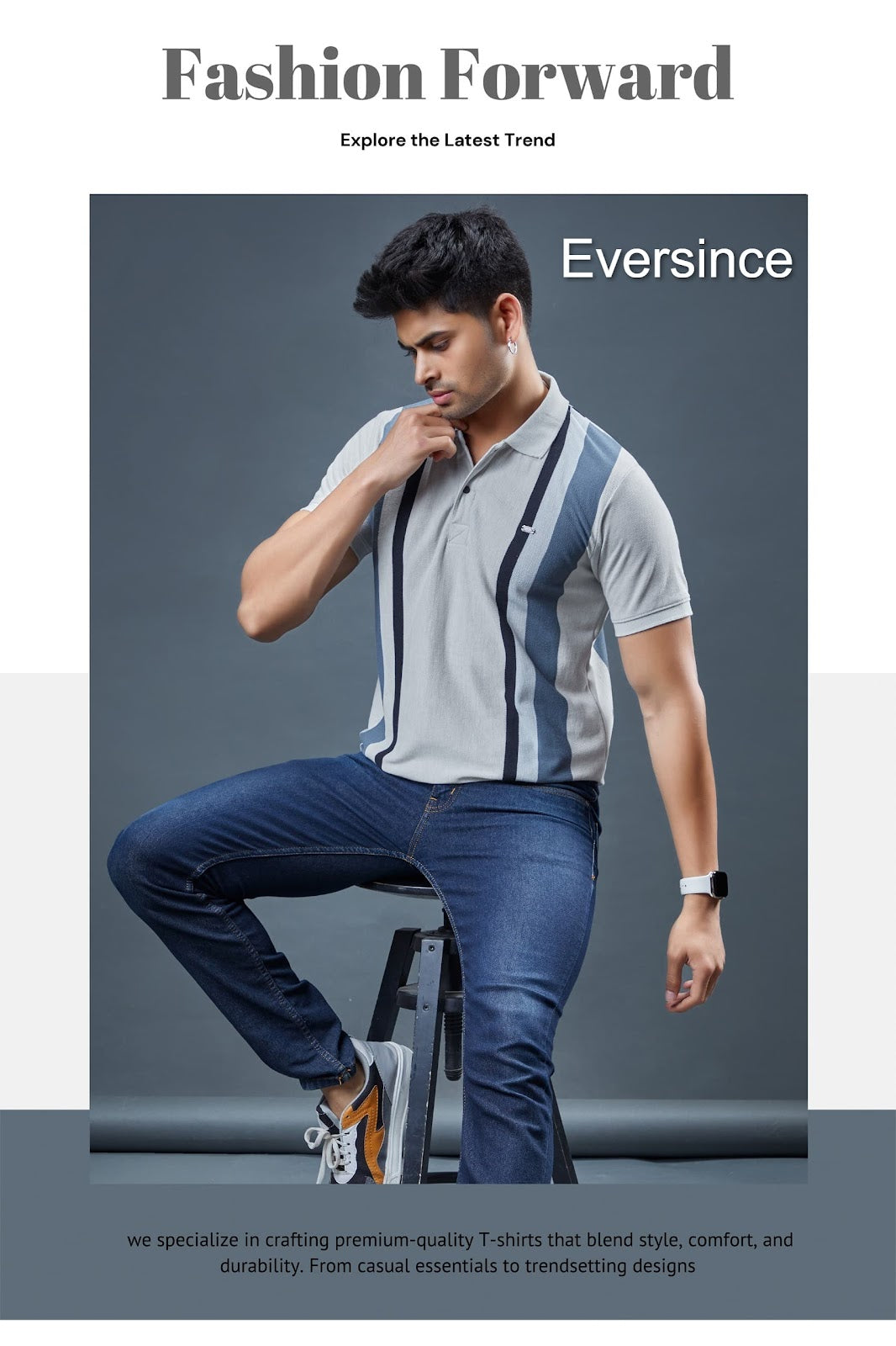 Vol 5881 Eversince Vertical Mens Tshirts Wholesale