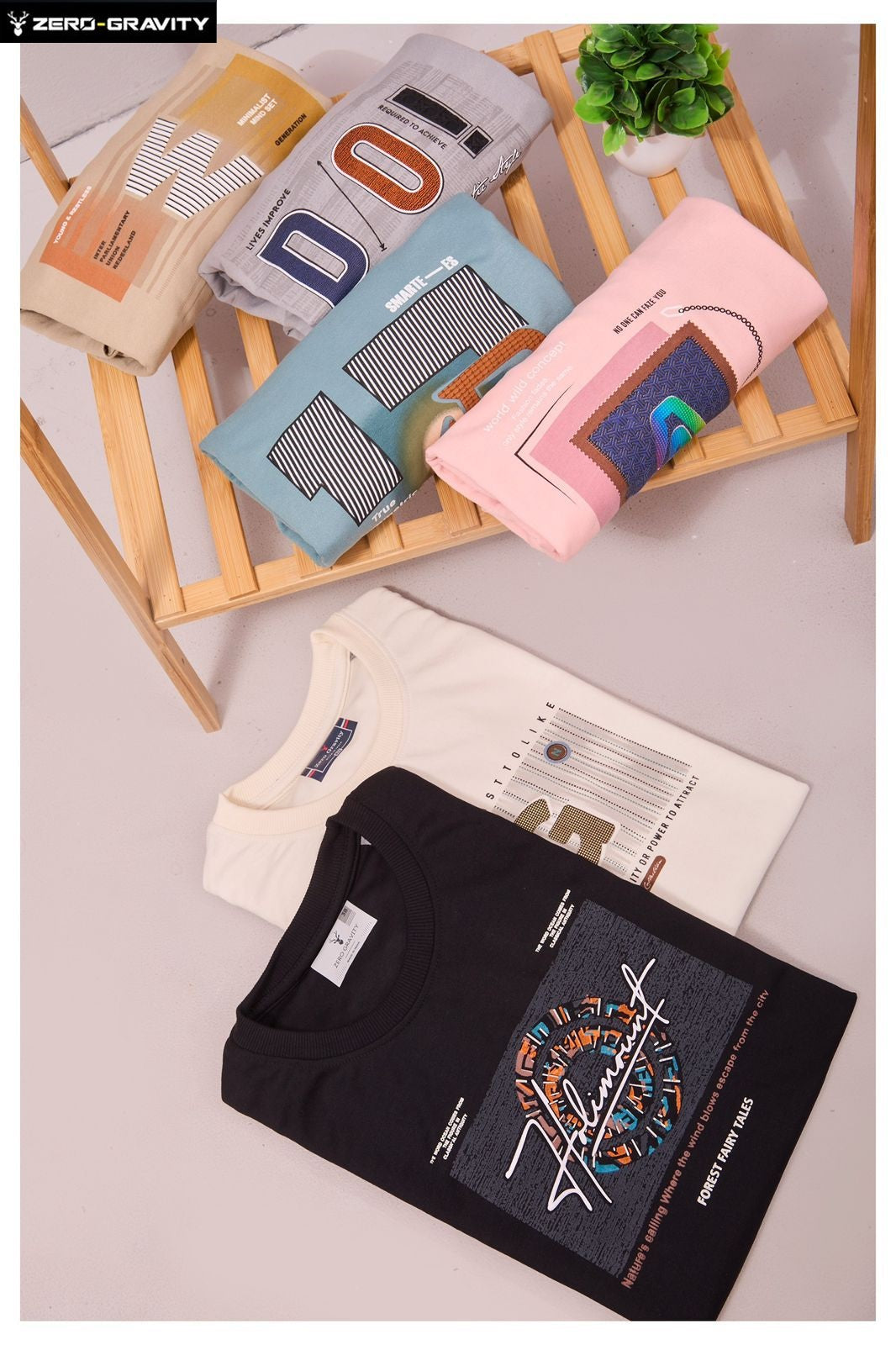 Vol 5881 To 5886 Zero Gravity Looper Mens Tshirts Wholesaler Gujarat