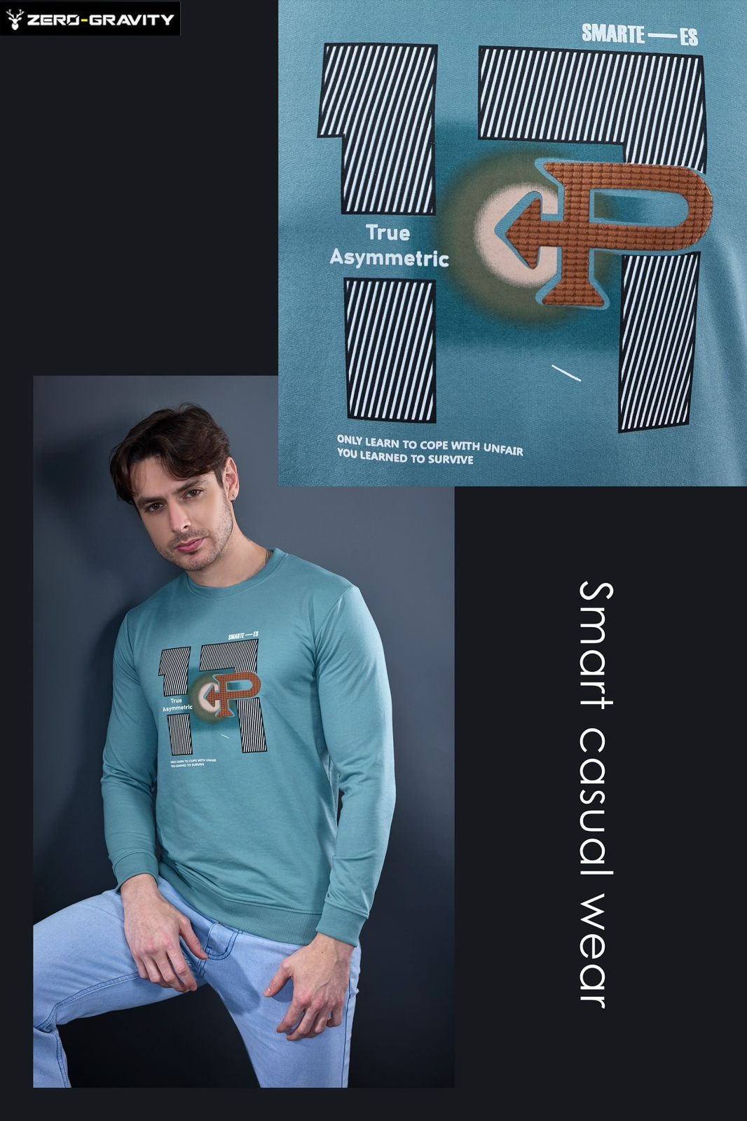 Vol 5881 To 5886 Zero Gravity Looper Mens Tshirts Wholesaler Gujarat