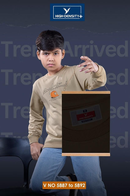 Vol 5887 To 5892 High Density Blended Looper Boys Tshirt Supplier India