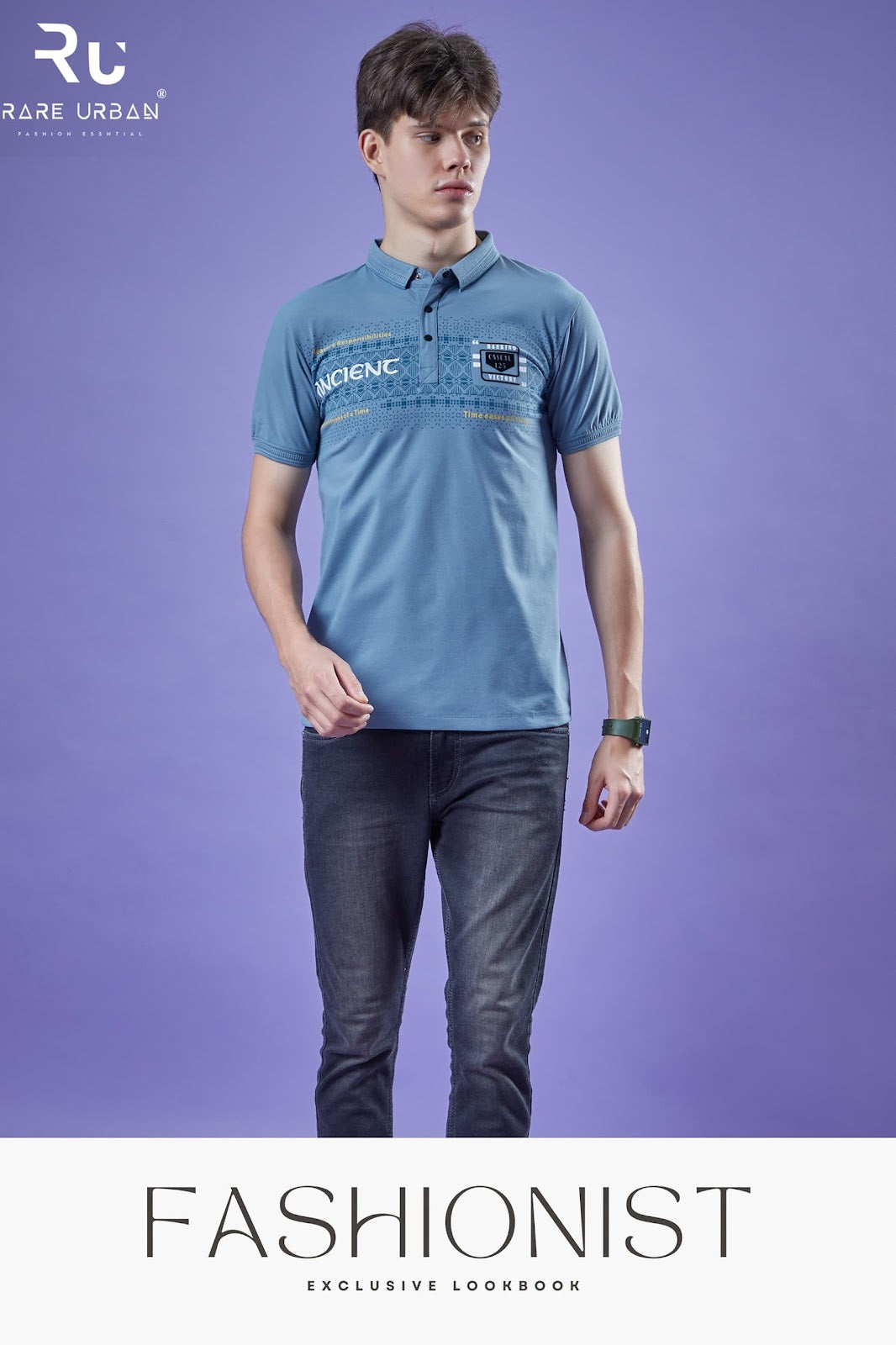 Vol 5893 Rare Urban Lycra Mens Tshirts Wholesale Rate