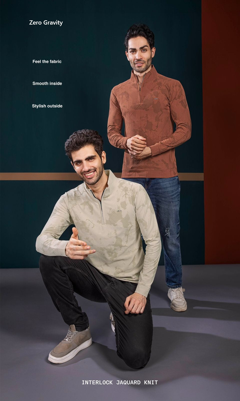 Vol 5899 - 5903 Zero Gravity Interlock Mens Tshirts Wholesaler Ahmedabad