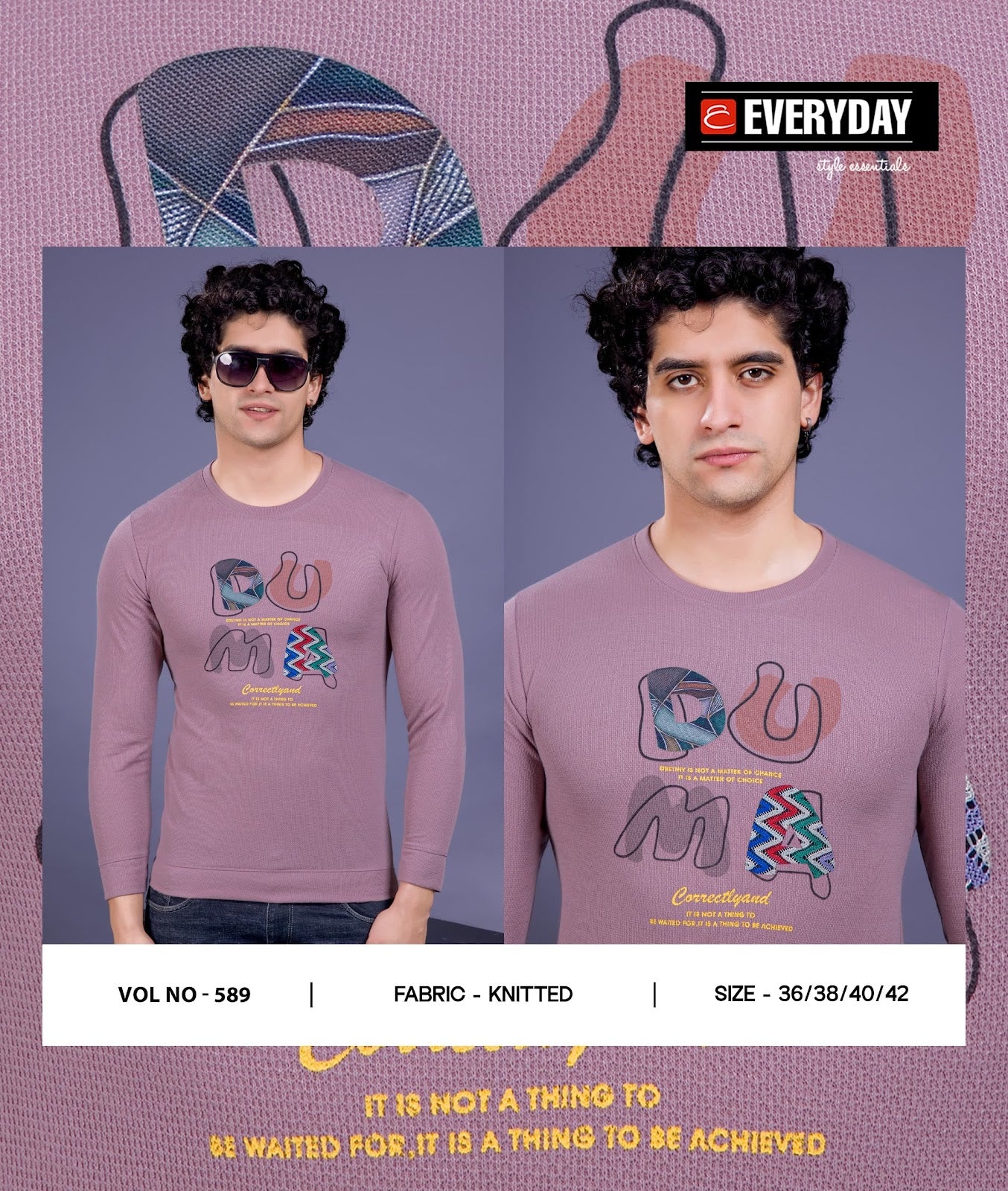 Vol 589 Everyday Knit Mens Tshirts Exporter Ahmedabad