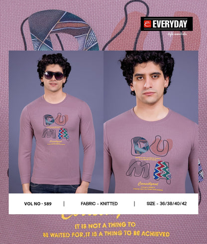 Vol 589 Everyday Knit Mens Tshirts Exporter Ahmedabad