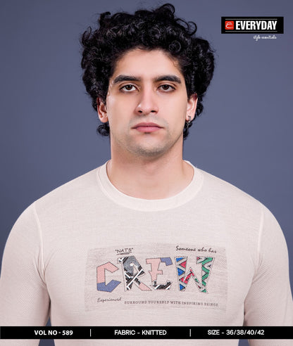 Vol 589 Everyday Knit Mens Tshirts Exporter Ahmedabad