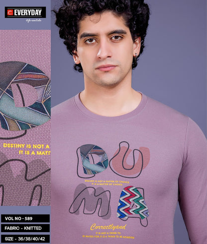 Vol 589 Everyday Knit Mens Tshirts Exporter Ahmedabad