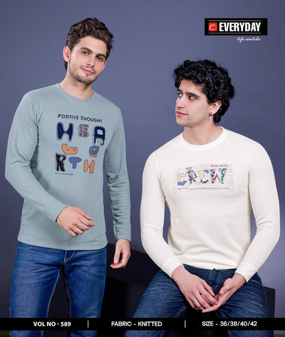Vol 589 Everyday Knit Mens Tshirts Exporter Ahmedabad
