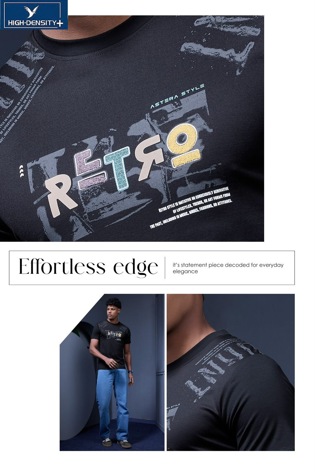 Vol 58 To 63 Plus Size High Density Tencil Lycra Mens Tshirts Wholesaler Ahmedabad