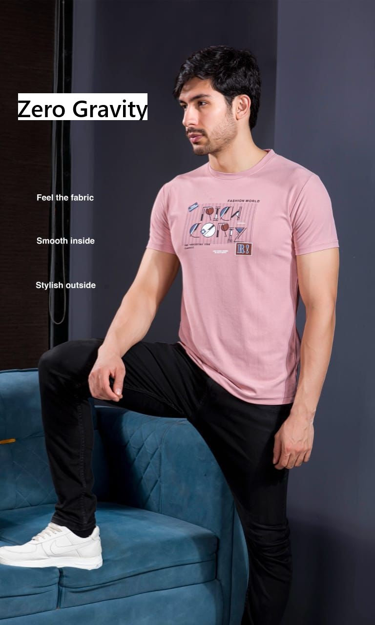 Vol 5951 To 5958 High Density Zero Gravity Honey Comb Mens Tshirts Exporter India