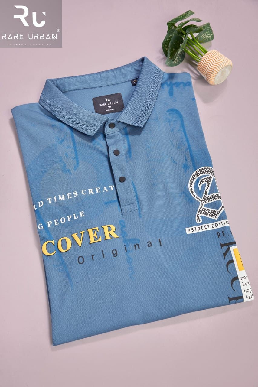 Vol 5952 Rare Urban Tencil Lycra Mens Tshirts Exporter India