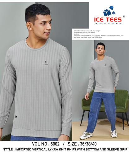 Vol 6002 Ice Tees Vertical Mens Tshirts Wholesaler Gujarat