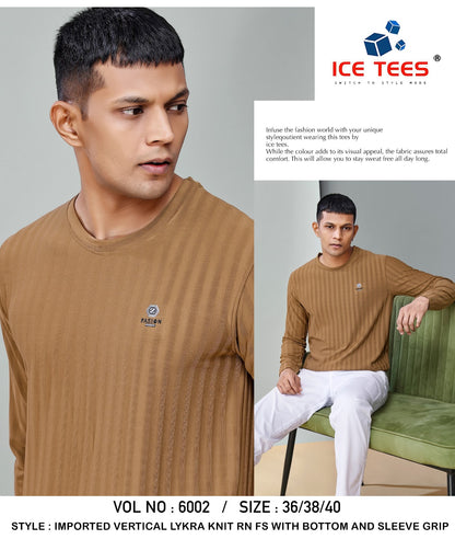 Vol 6002 Ice Tees Vertical Mens Tshirts Wholesaler Gujarat