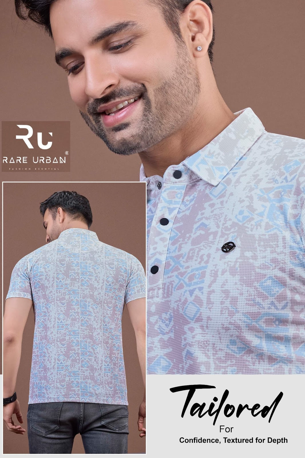 Vol 6004 Rare Urban Aop Mens Tshirts Supplier India