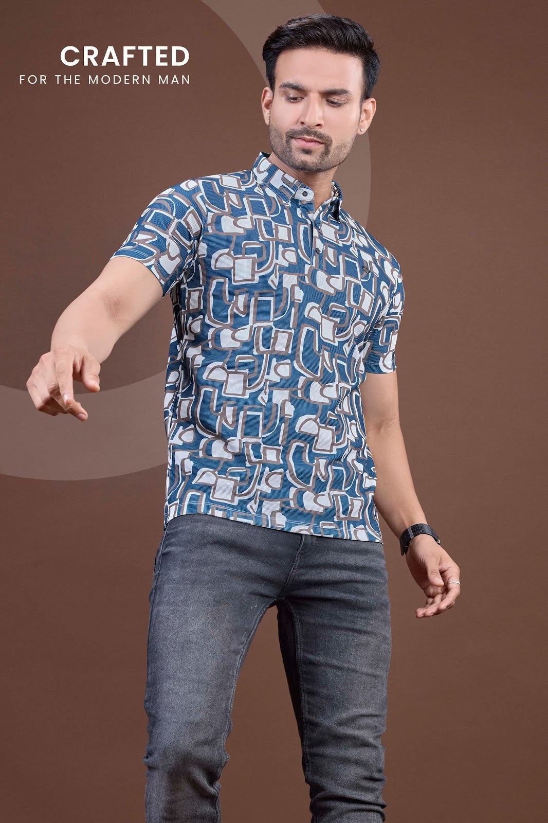 Vol 6004 Rare Urban Aop Mens Tshirts Supplier India