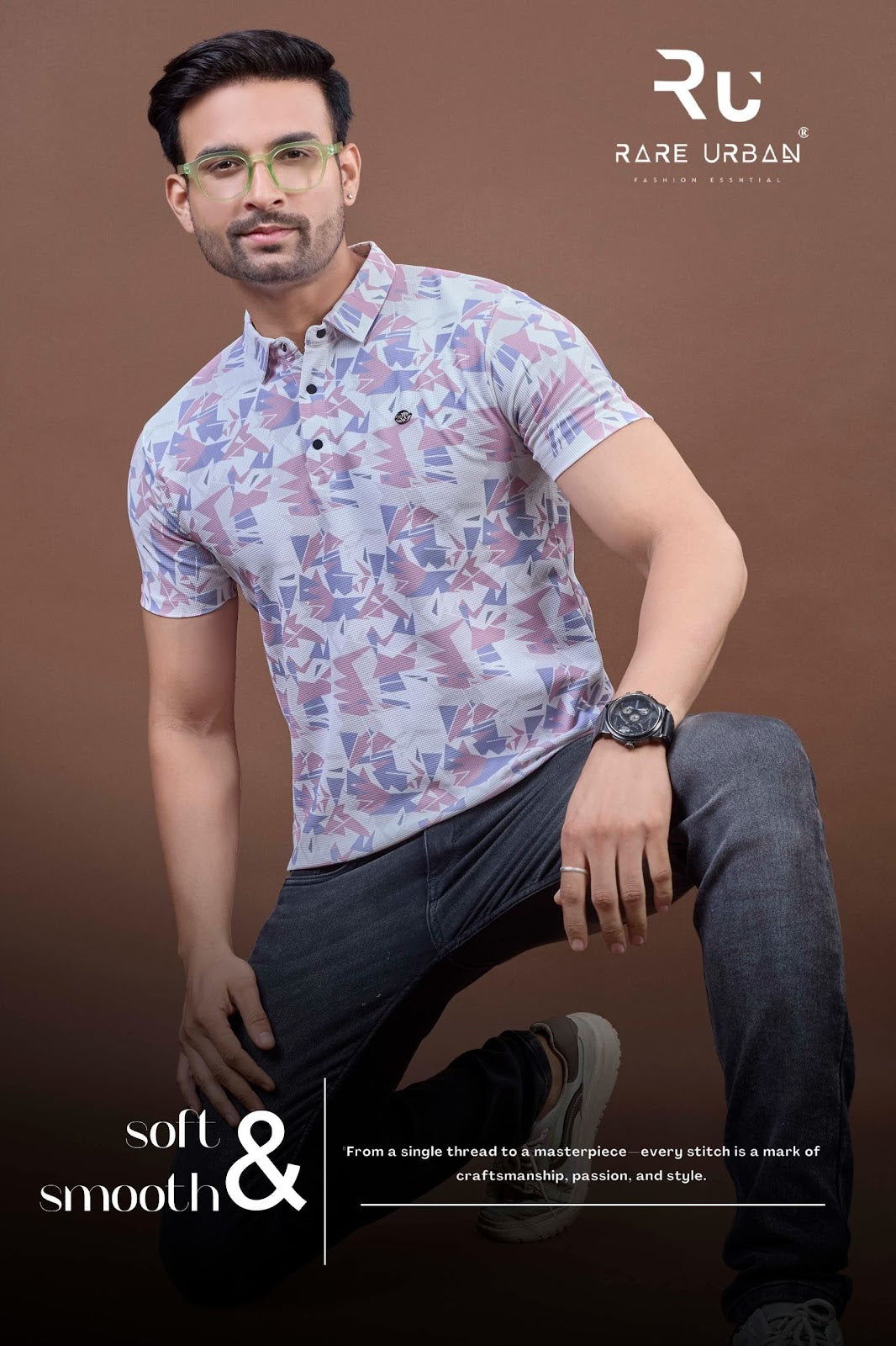 Vol 6004 Rare Urban Aop Mens Tshirts Supplier India