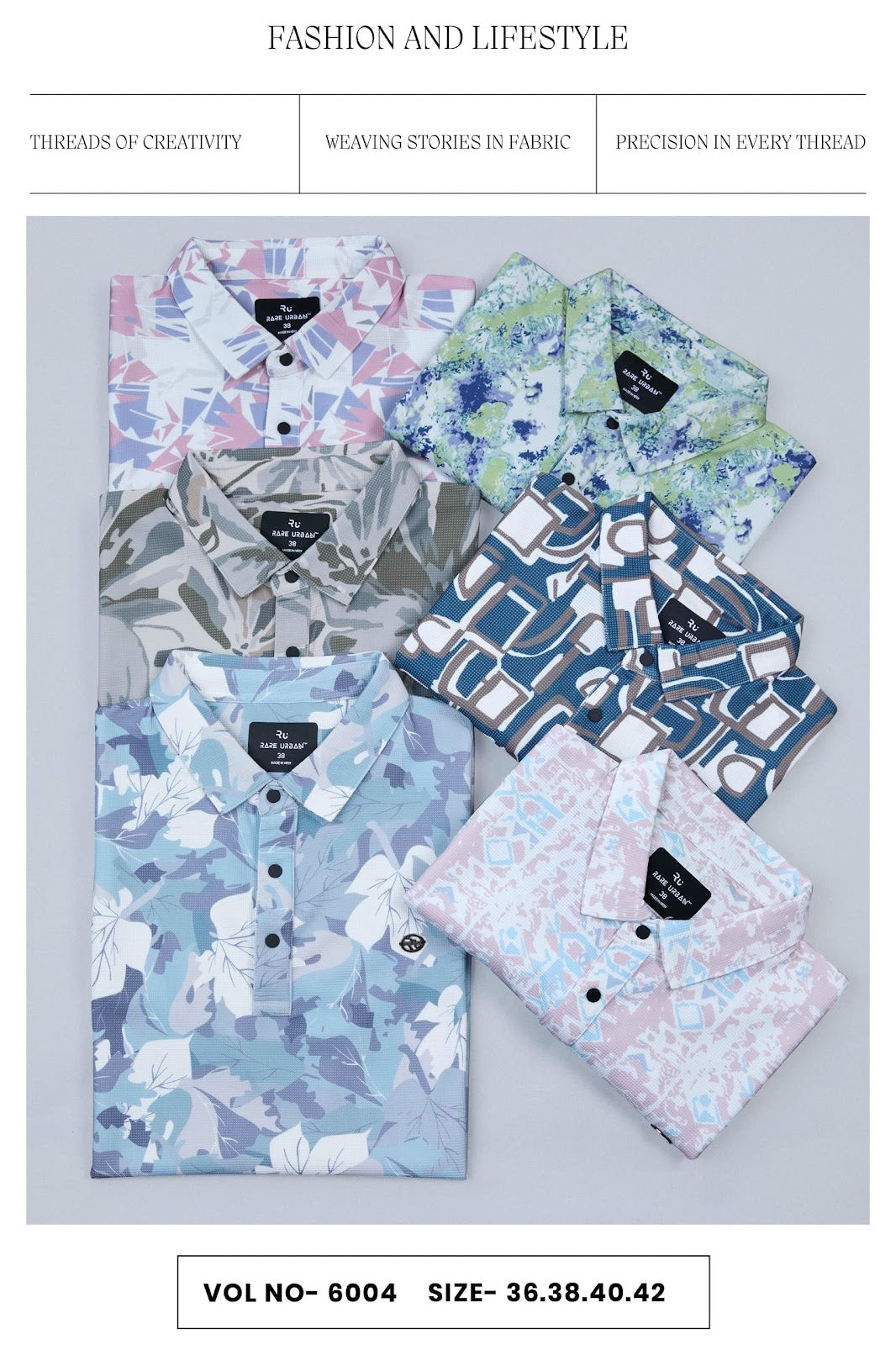 Vol 6004 Rare Urban Aop Mens Tshirts Supplier India