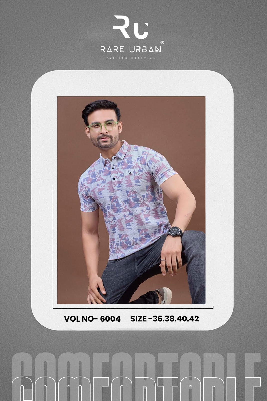 Vol 6004 Rare Urban Aop Mens Tshirts Supplier India