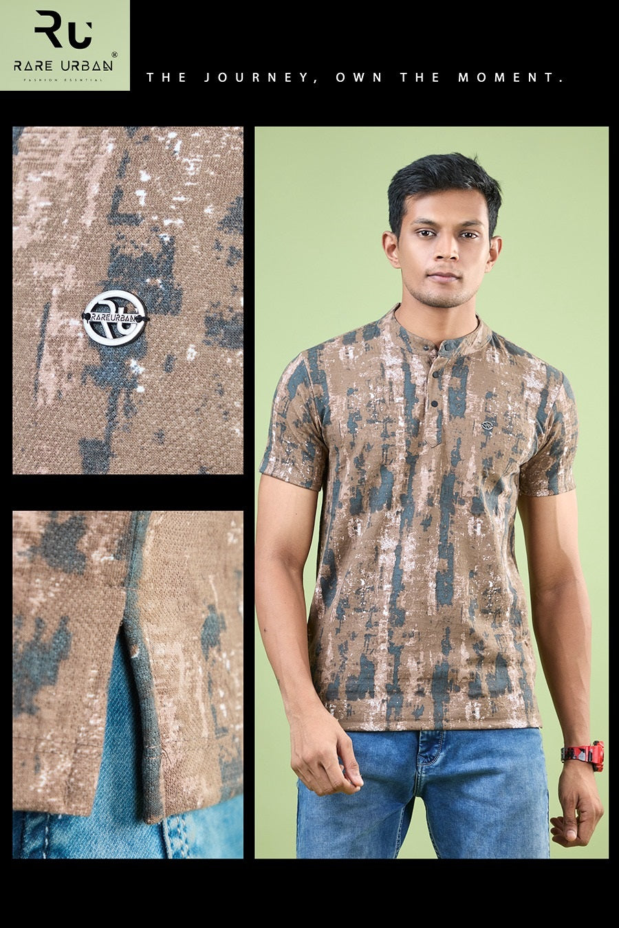 Vol 6021 Rare Urban Aop Mens Tshirts Exporter Gujarat