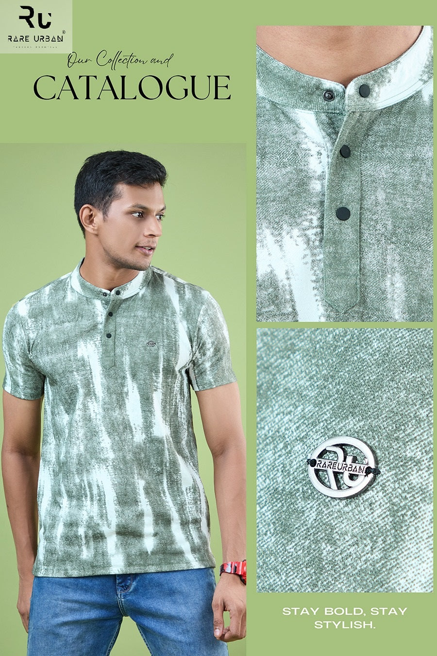 Vol 6021 Rare Urban Aop Mens Tshirts Exporter Gujarat