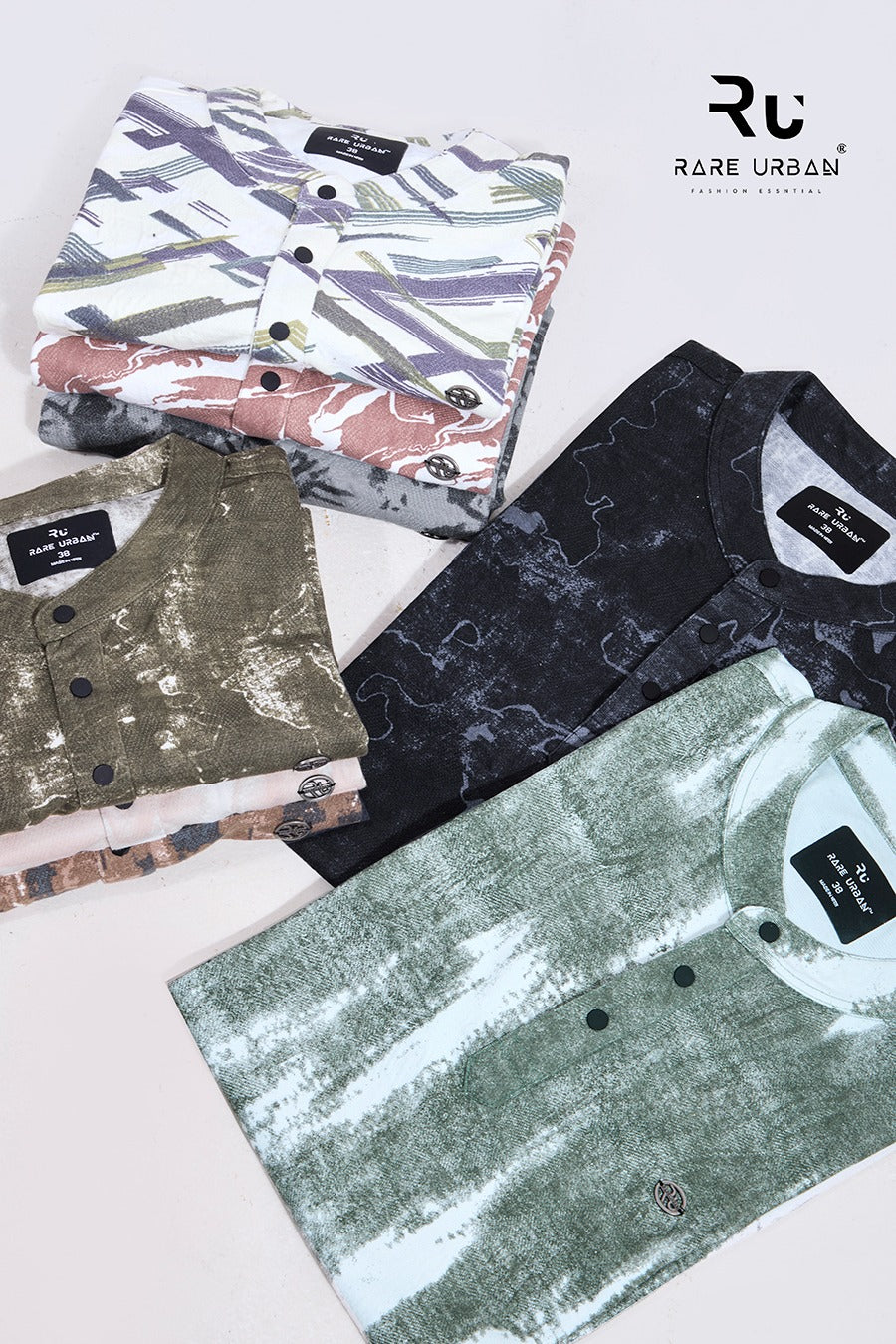 Vol 6021 Rare Urban Aop Mens Tshirts Exporter Gujarat