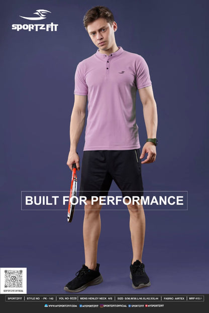 Vol 6028 Sportz Fit Airtex Mens Tshirts Wholesale Price