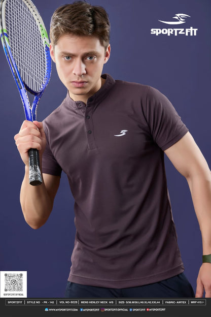 Vol 6028 Sportz Fit Airtex Mens Tshirts Wholesale Price