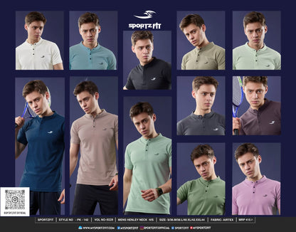 Vol 6028 Sportz Fit Airtex Mens Tshirts Wholesale Price
