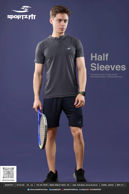 Vol 6028 Sportz Fit Airtex Mens Tshirts Wholesale Price