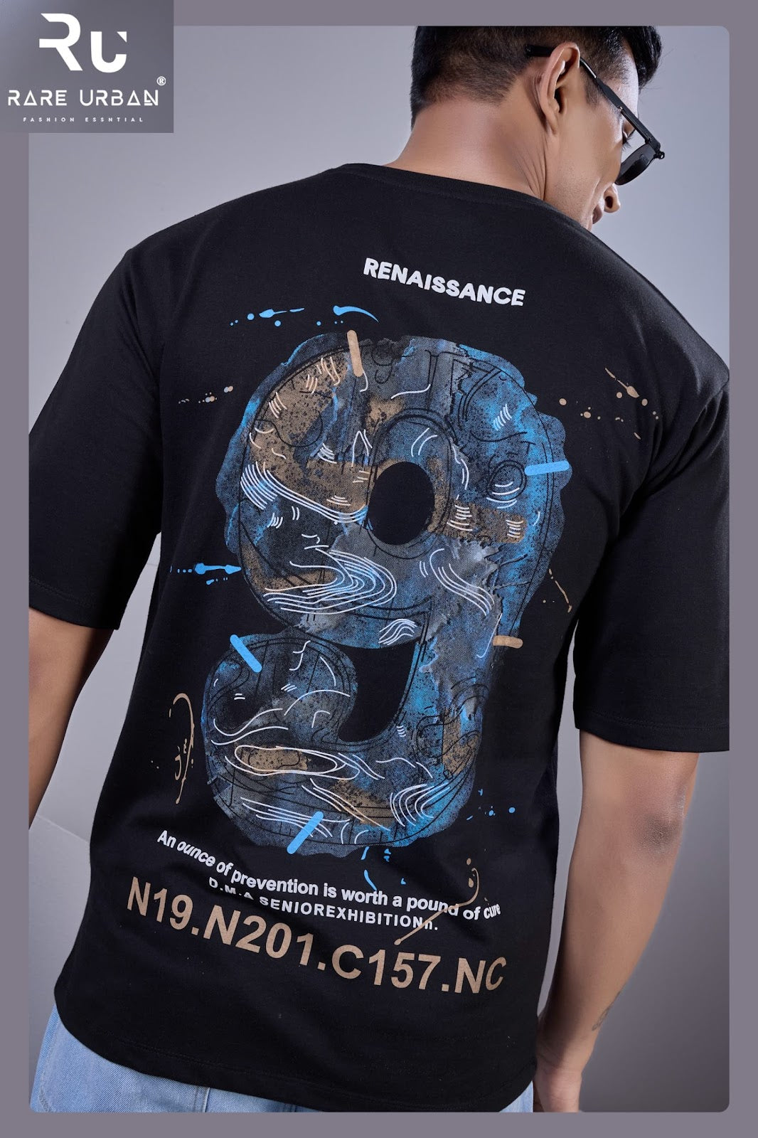 Vol 6034 Rare Urban Premium Cotton Mens Tshirts Exporter Gujarat