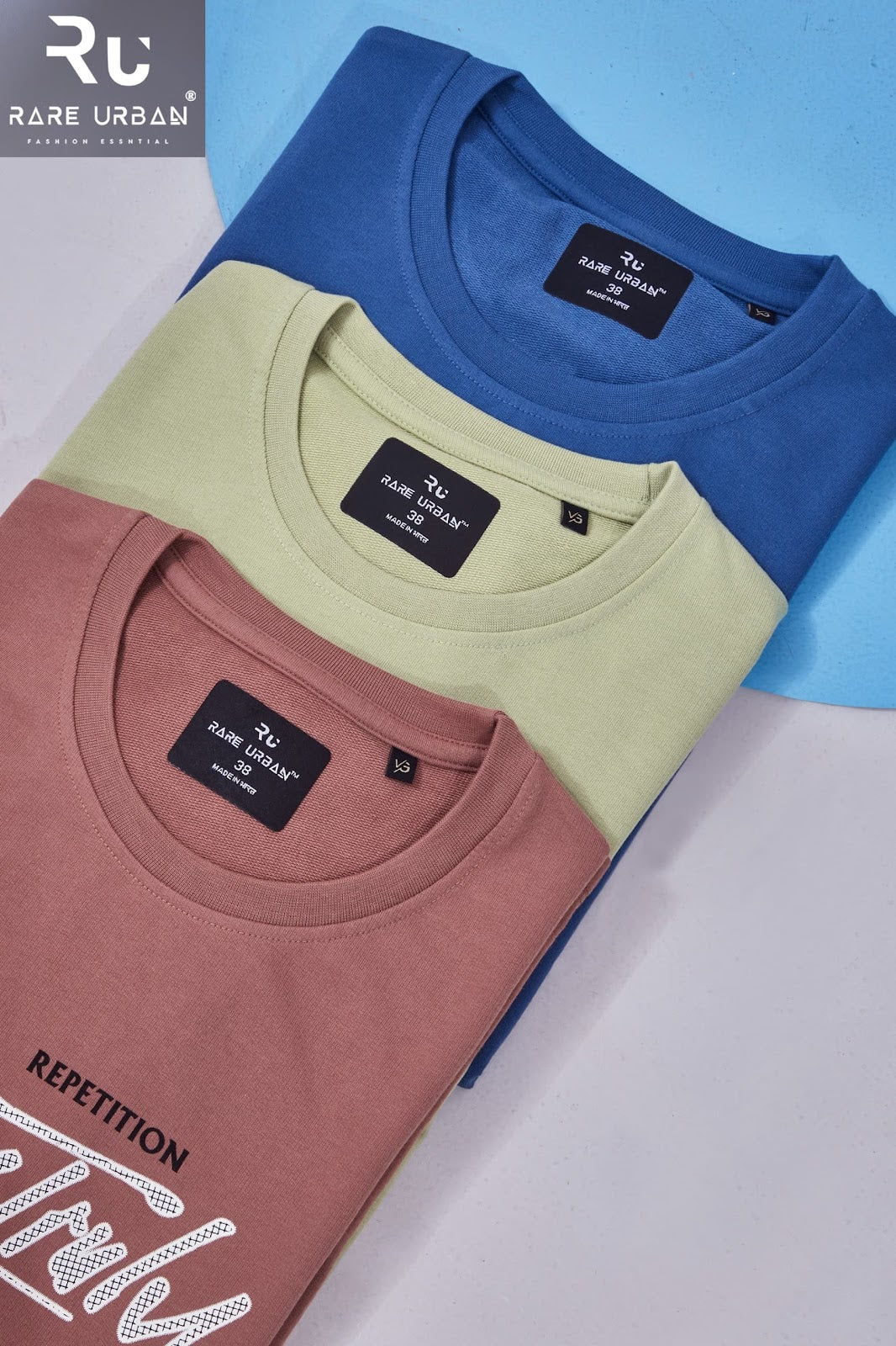 Vol 6034 Rare Urban Premium Cotton Mens Tshirts Exporter Gujarat