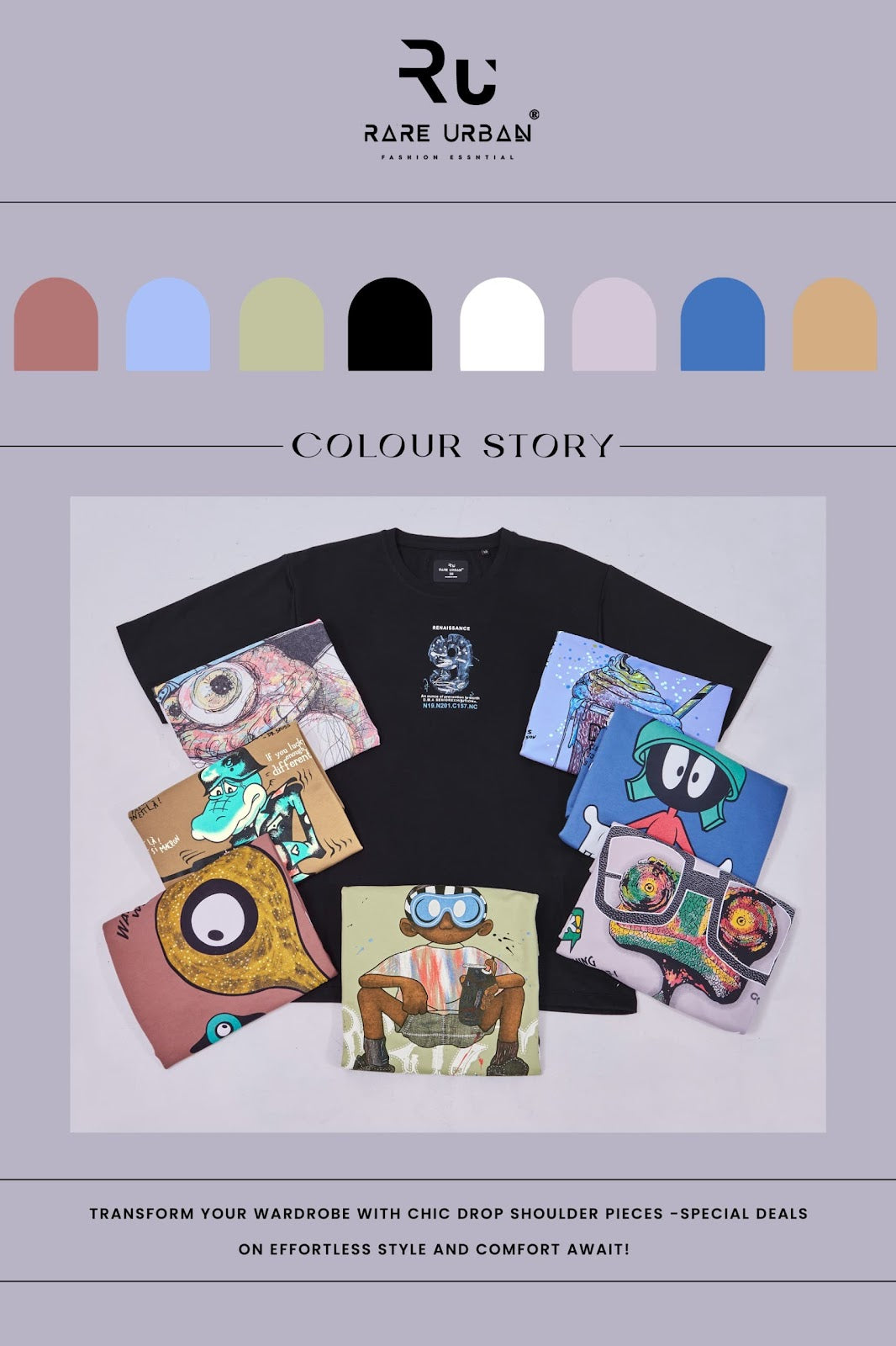 Vol 6034 Rare Urban Premium Cotton Mens Tshirts Exporter Gujarat