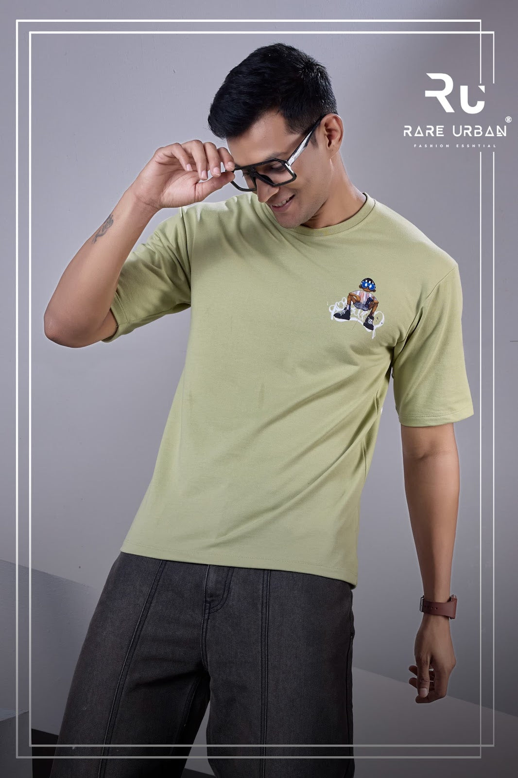 Vol 6034 Rare Urban Premium Cotton Mens Tshirts Exporter Gujarat