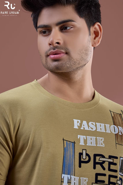 Vol 6040 Rare Urban Tencil Lycra Mens Tshirts Manufacturer Gujarat