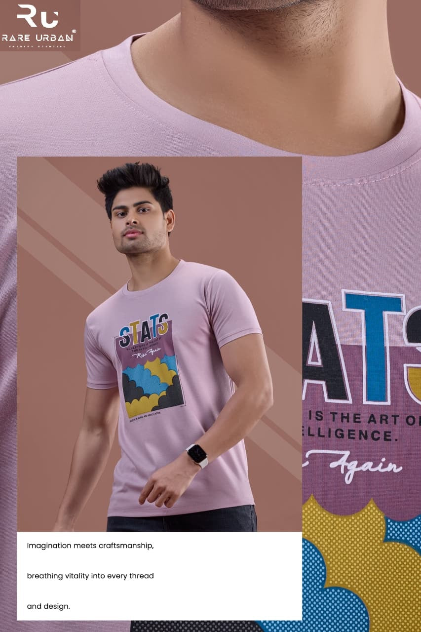 Vol 6040 Rare Urban Tencil Lycra Mens Tshirts Manufacturer Gujarat