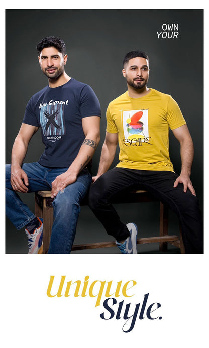 Vol 6044 To 6059 High Density Biowash Mens Tshirts Manufacturer Gujarat