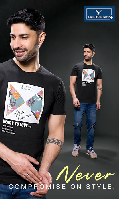 Vol 6044 To 6059 High Density Biowash Mens Tshirts Manufacturer Gujarat