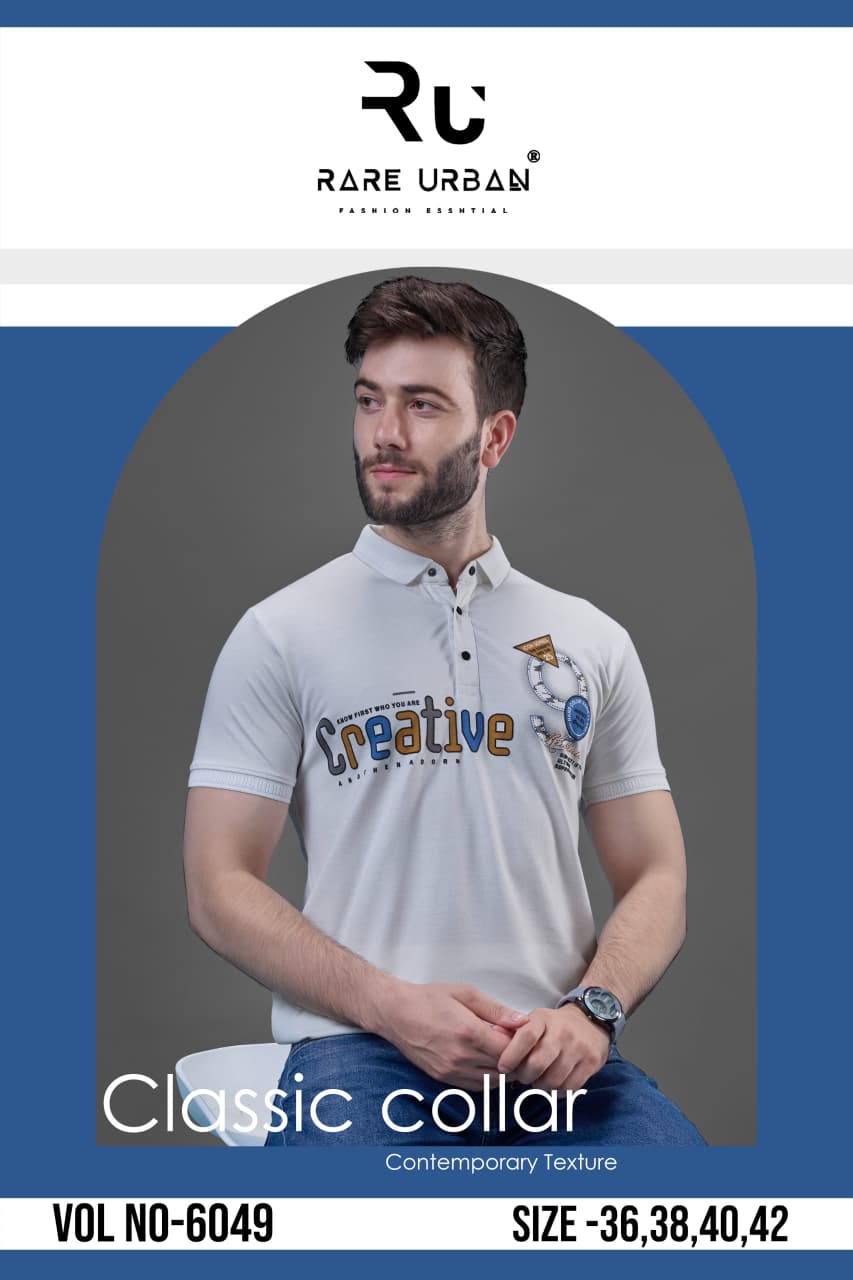 Vol 6049 Rare Urban Tencil Lycra Mens Tshirts Supplier India