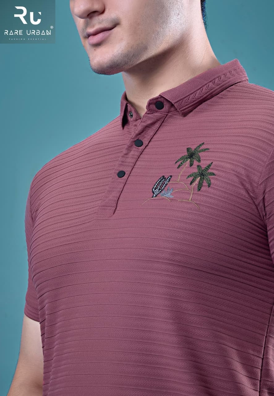 Vol 6054 Rare Urban Jacquard Knit Mens Tshirts Wholesale Rate