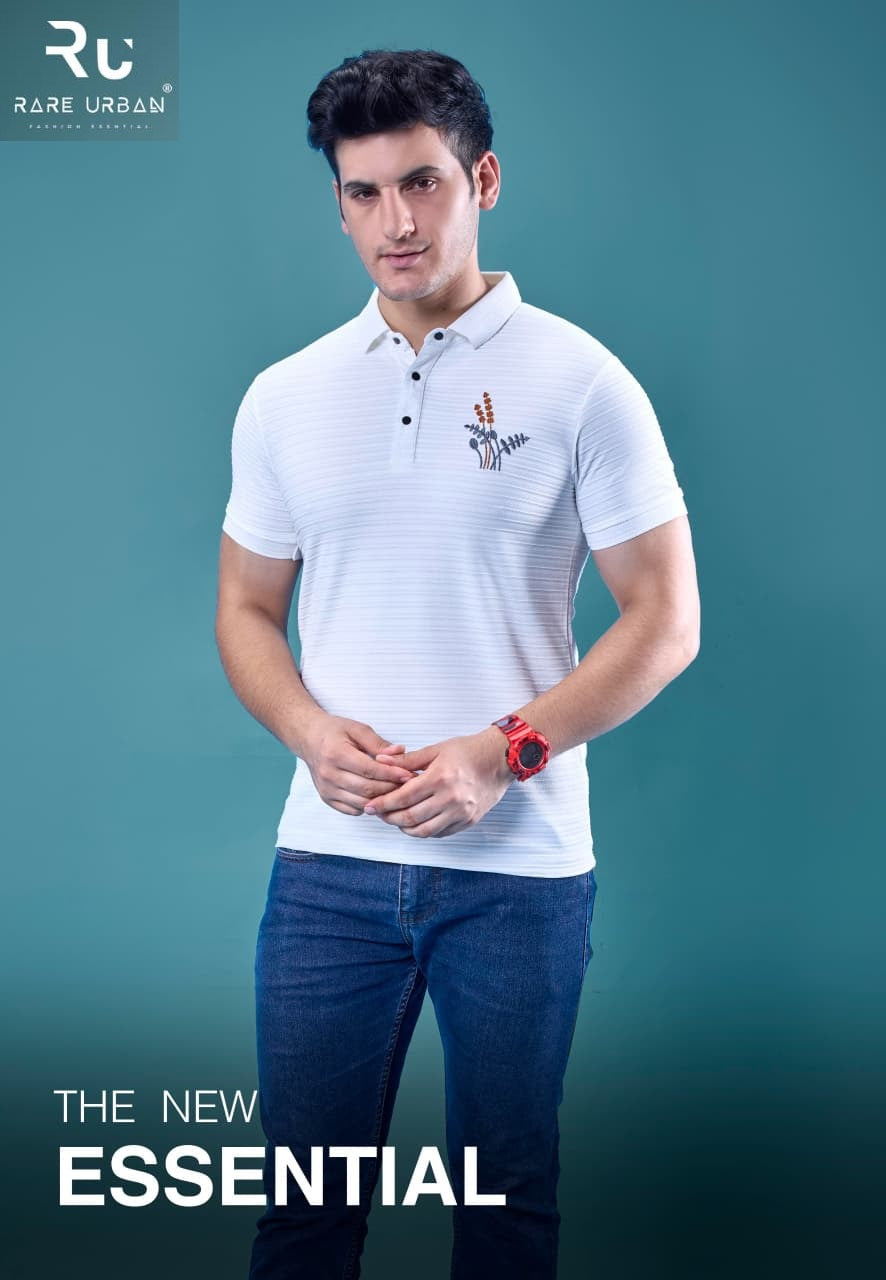 Vol 6054 Rare Urban Jacquard Knit Mens Tshirts Wholesale Rate