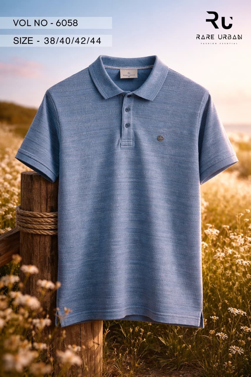 Vol 6058 Rare Urban Jacquard Knit Mens Tshirts Exporter India